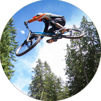 downhill